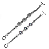 AB-6134-MT Sterling Silver Bracelet With Mystic Quartz Jewelry Bali Designs Inc